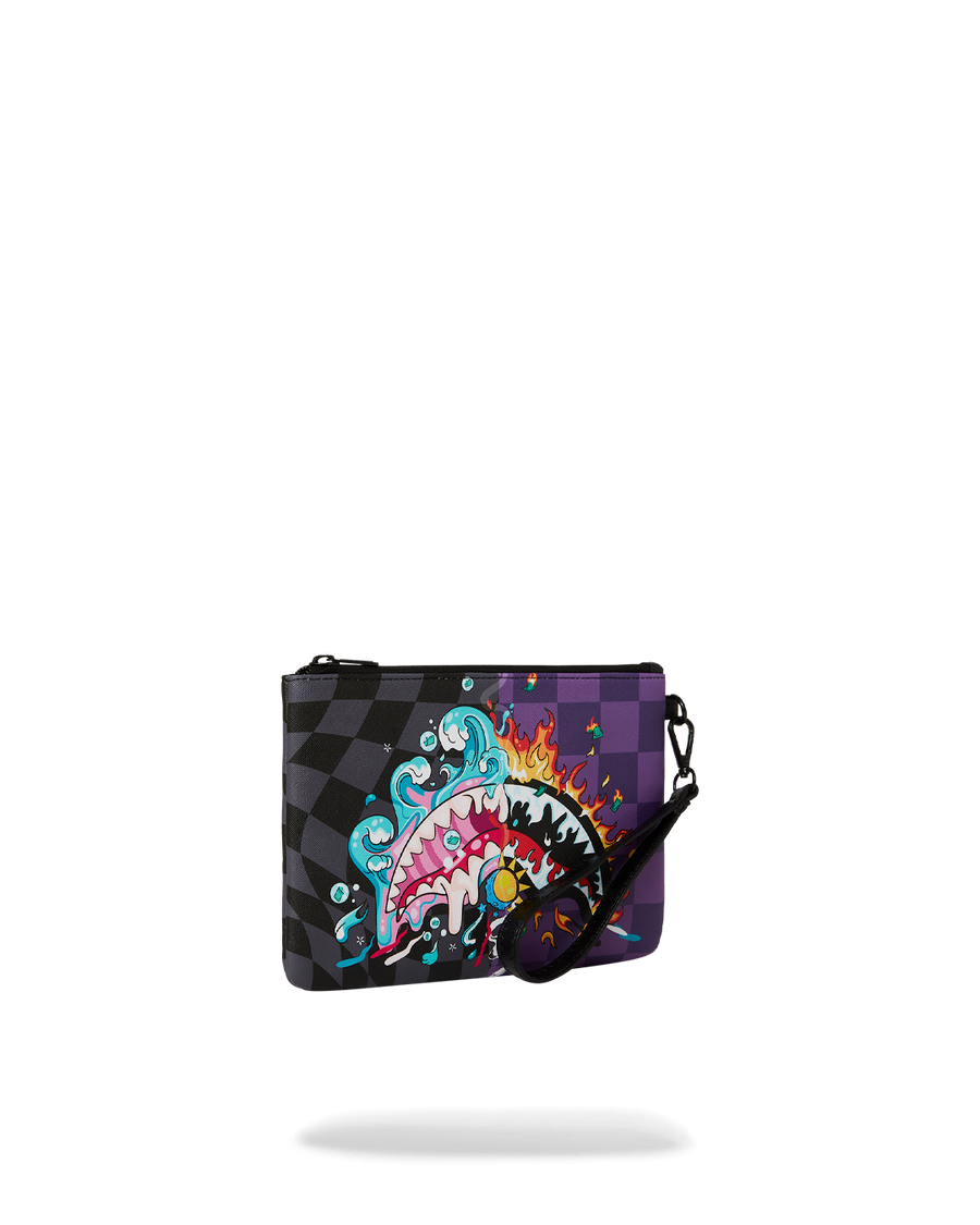 SPRAYGROUND® POUCHETTE CRAZY EYES CROSSOVER CLUTCH