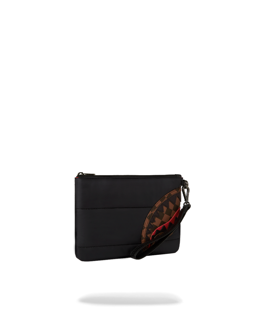 SPRAYGROUND® POUCHETTE SHARKS IN PARIS PUFFER CROSSOVER CLUTCH