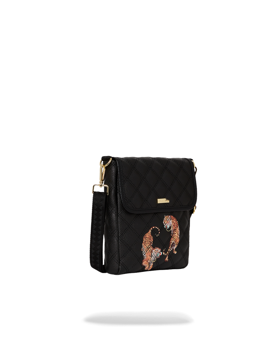 SPRAYGROUND® SLING MONEY TIGERS MESSENGER SLING BAG