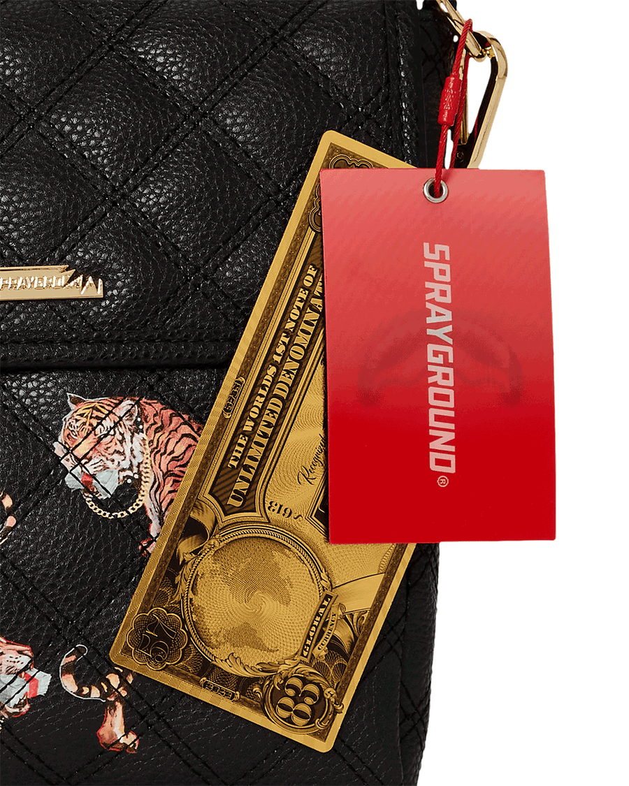 SPRAYGROUND® SLING MONEY TIGERS MESSENGER SLING BAG