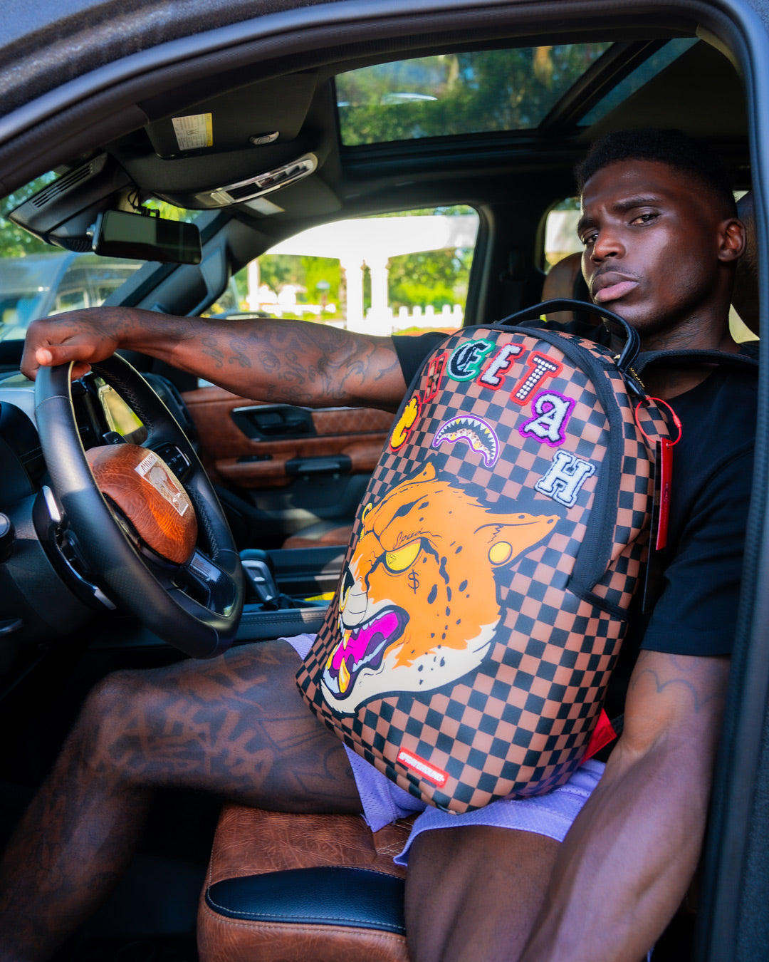 SPRAYGROUND® BACKPACK CHEETAH SPEED SHARK BACKPACK (TYREEK HILL COLLAB)