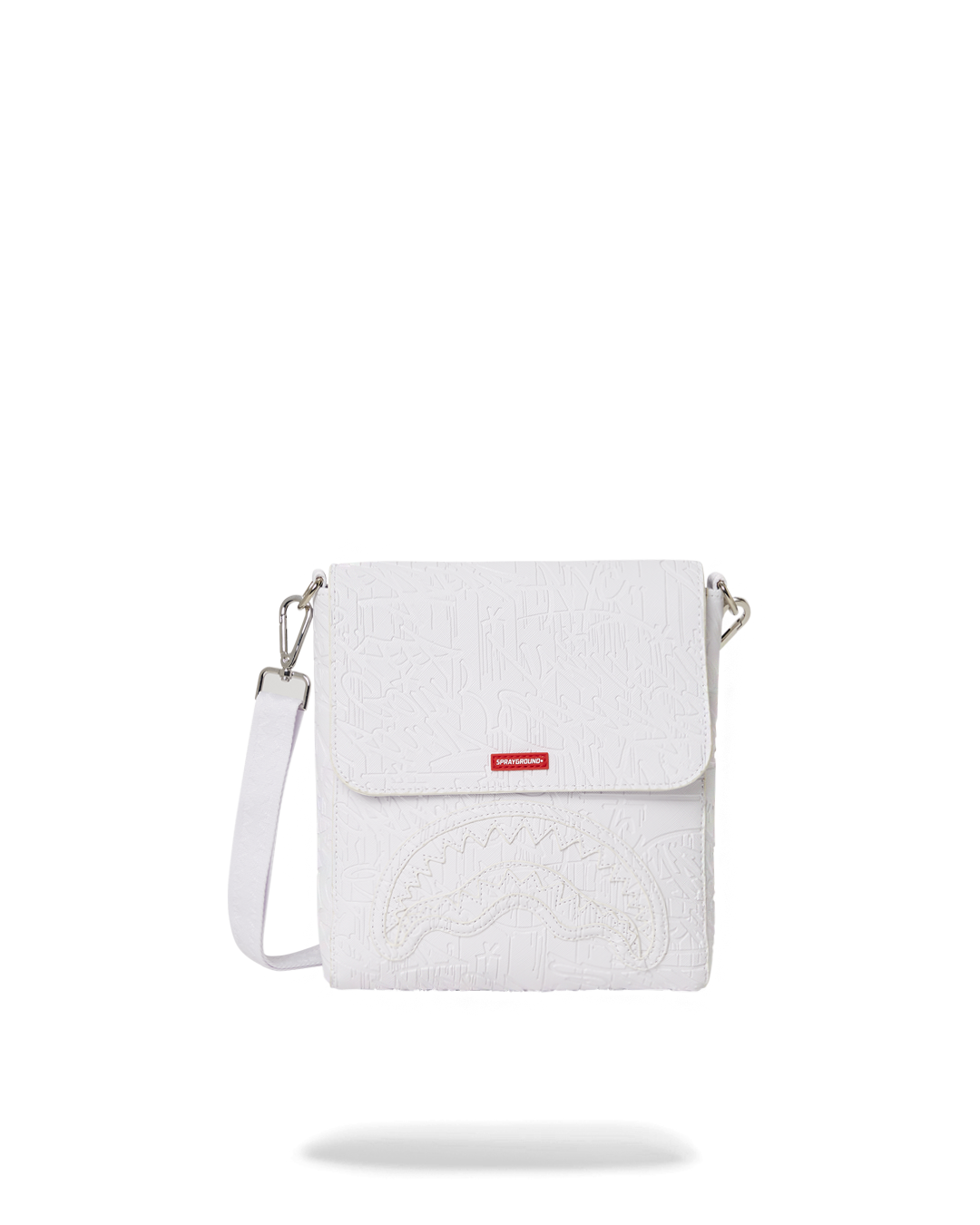 SPRAYGROUND® SLING WHITE SCRIBBLE MESSENGER SLING BAG