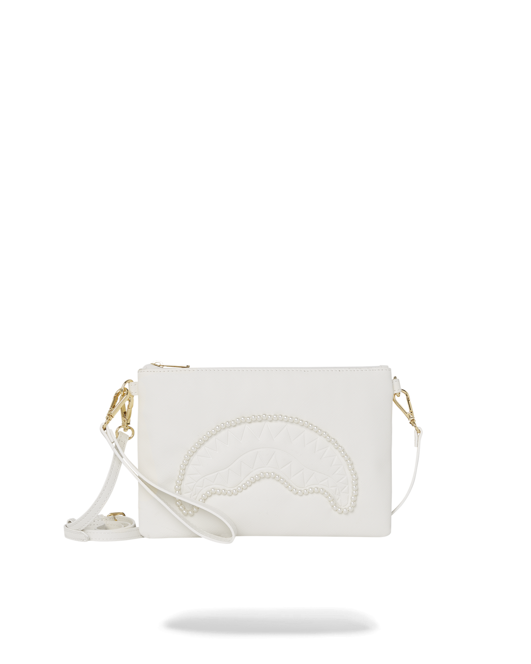 SPRAYGROUND® POUCHETTE PEARL SHARKMOUTH CROSSOVER CLUTCH