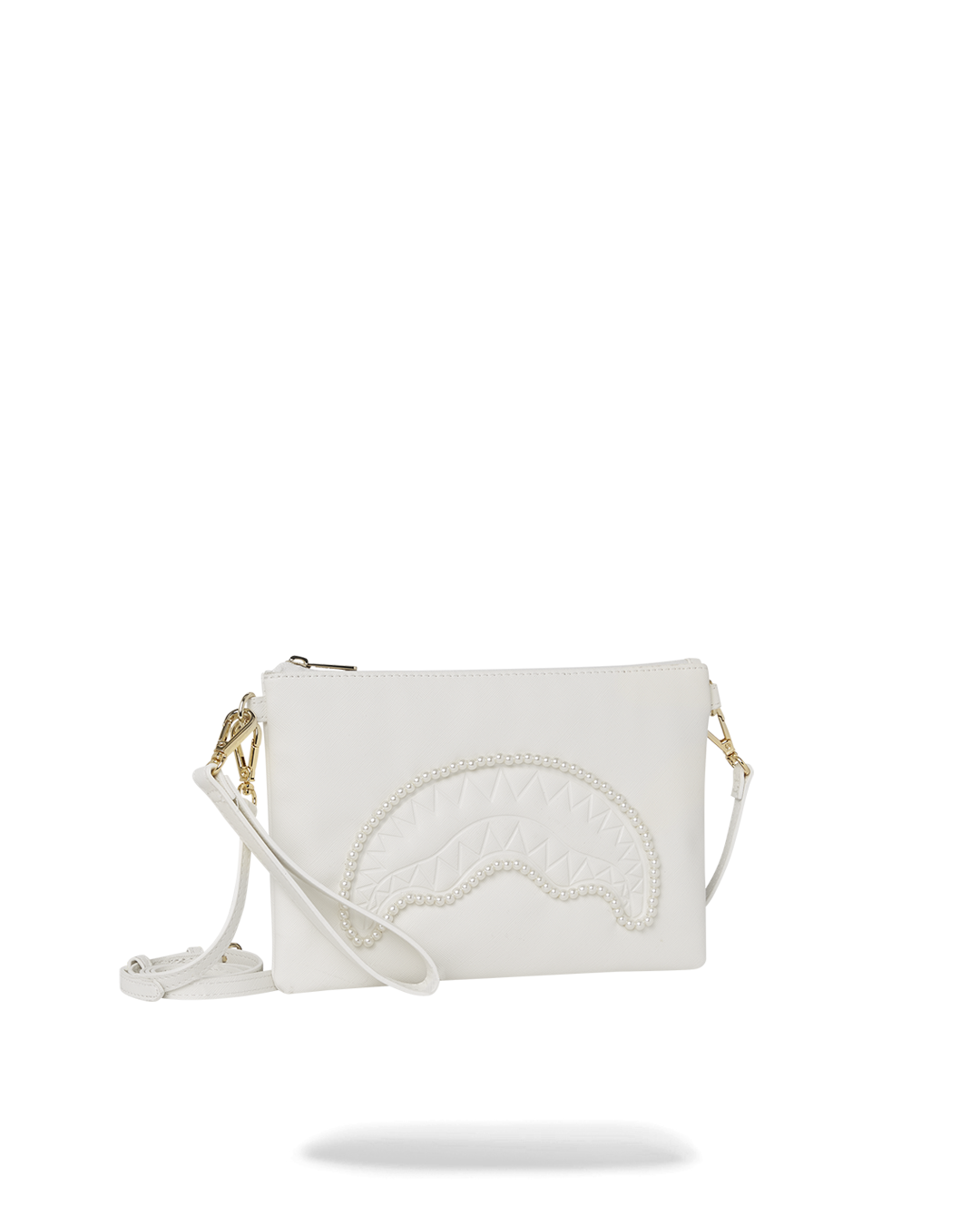 SPRAYGROUND® POUCHETTE PEARL SHARKMOUTH CROSSOVER CLUTCH