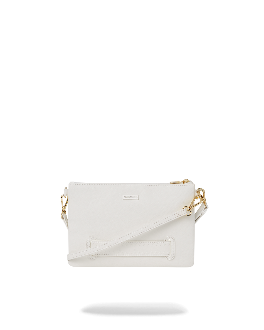 SPRAYGROUND® POUCHETTE PEARL SHARKMOUTH CROSSOVER CLUTCH