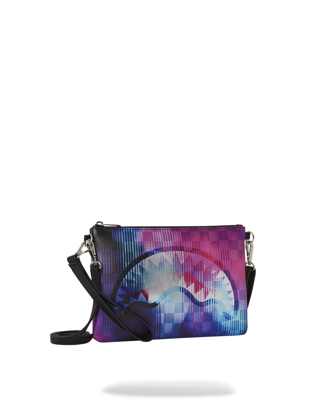 SPRAYGROUND® POUCHETTE TYE CHECK CROSSOVER CLUTCH