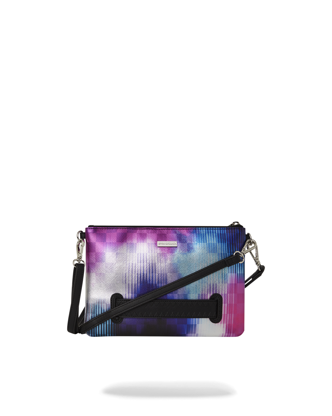 SPRAYGROUND® POUCHETTE TYE CHECK CROSSOVER CLUTCH