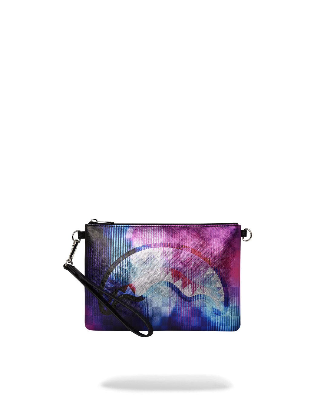 SPRAYGROUND® POUCHETTE TYE CHECK CROSSOVER CLUTCH