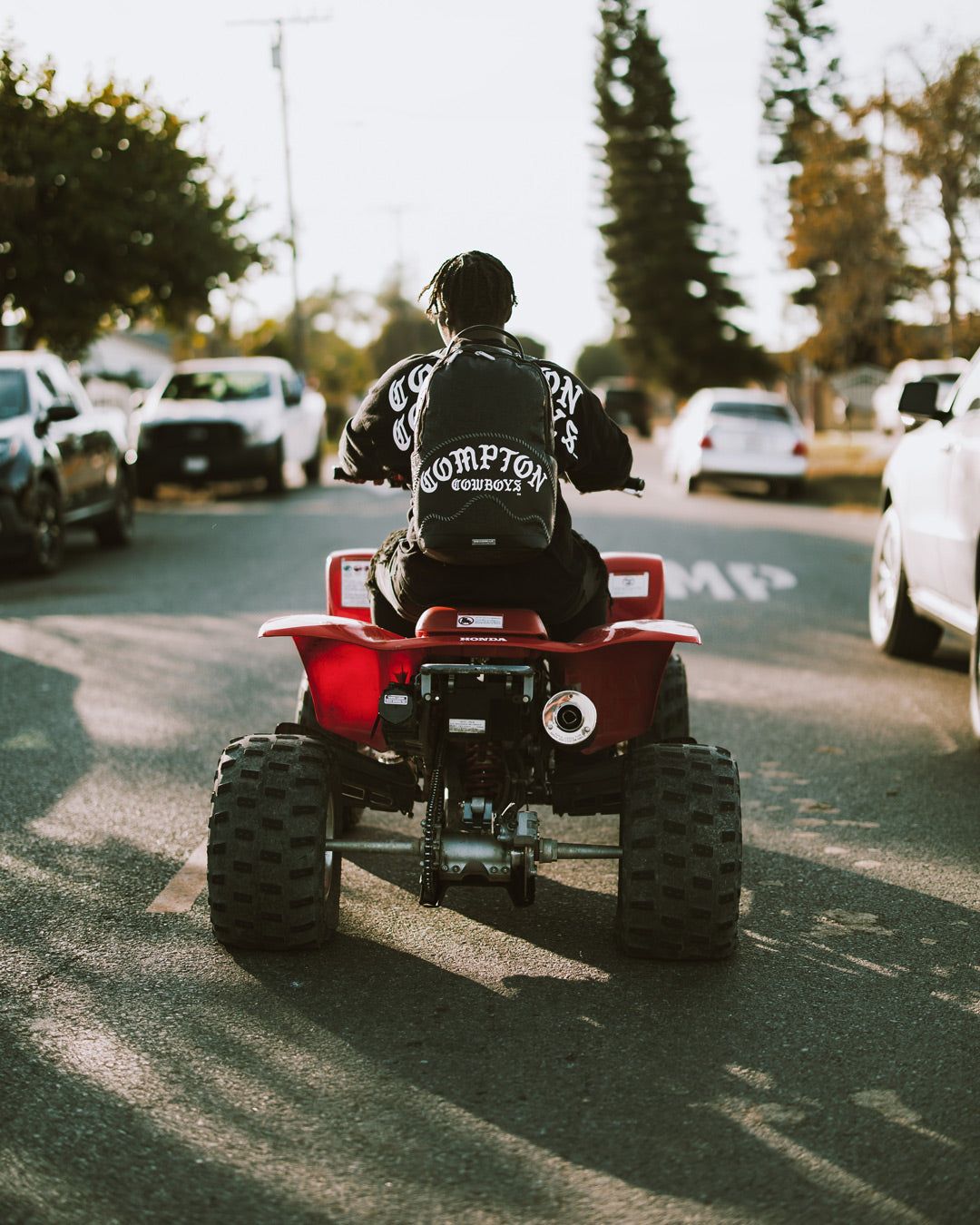 SPRAYGROUND® BACKPACK COMPTON COWBOYS EMBOSSED BACKPACK