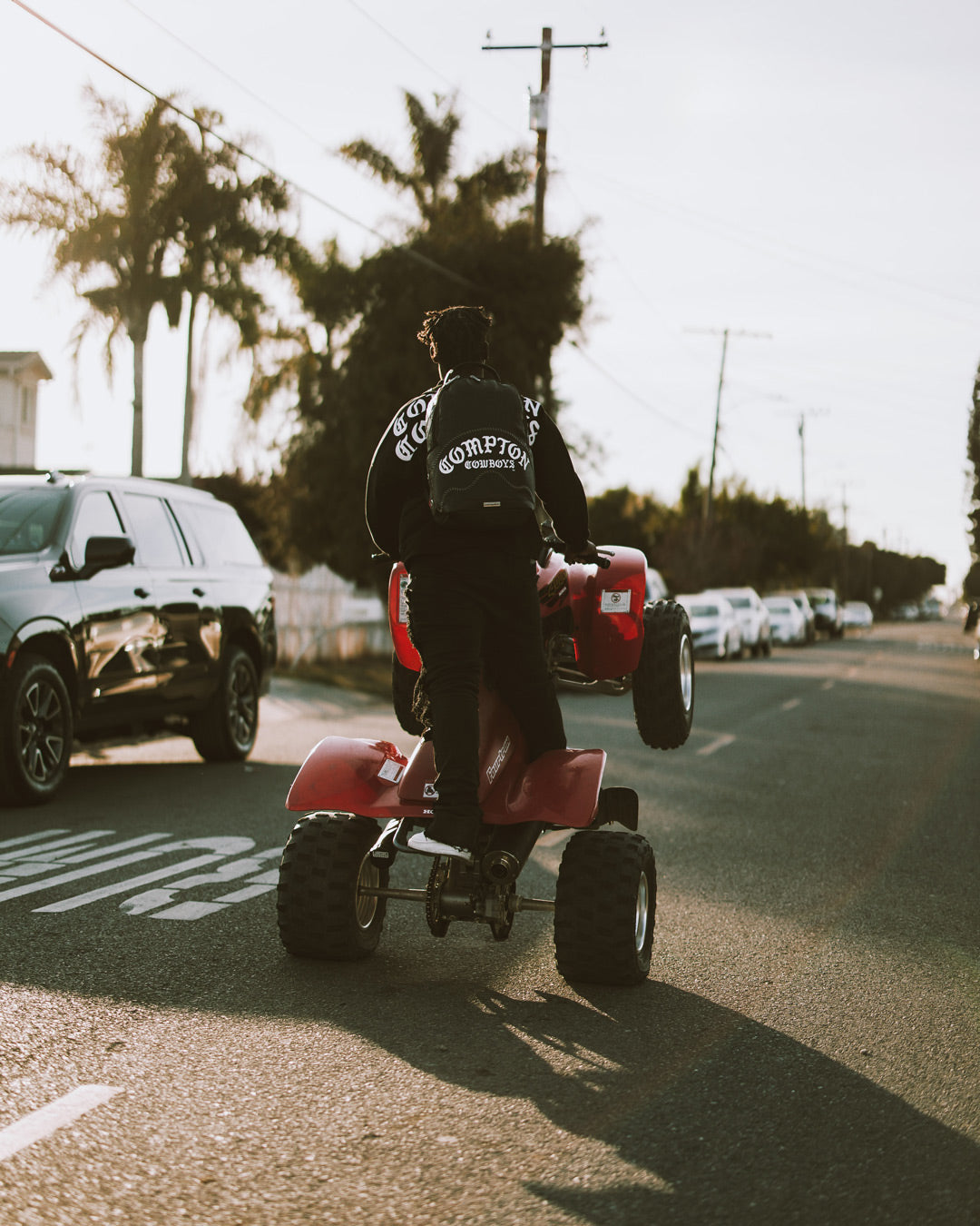 SPRAYGROUND® BACKPACK COMPTON COWBOYS EMBOSSED BACKPACK