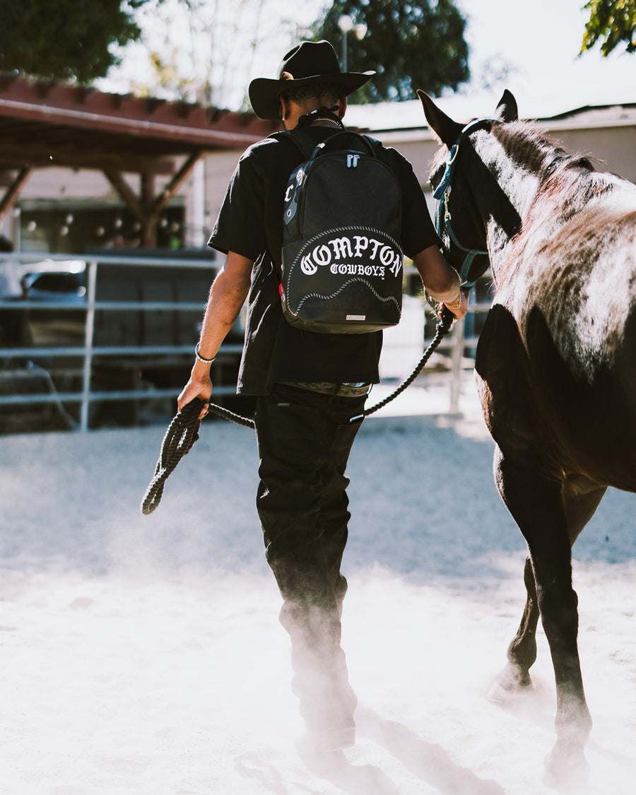 SPRAYGROUND® BACKPACK COMPTON COWBOYS EMBOSSED BACKPACK