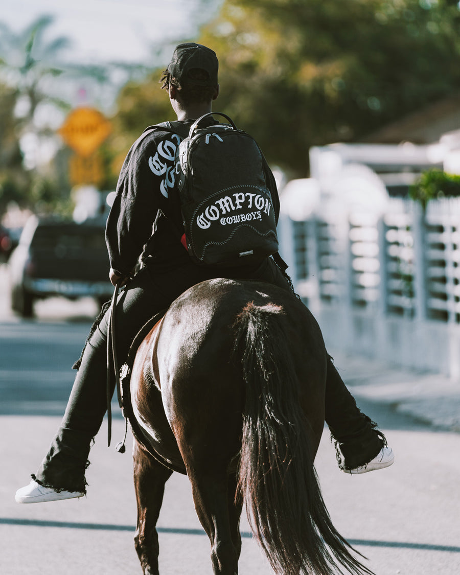 SPRAYGROUND® BACKPACK COMPTON COWBOYS EMBOSSED BACKPACK