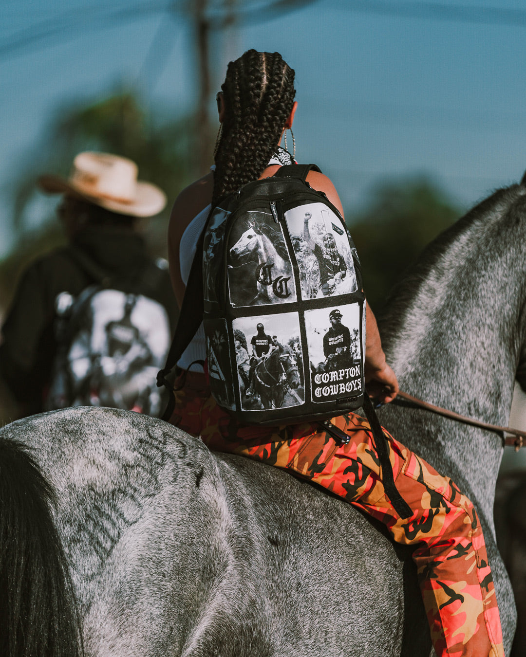 SPRAYGROUND® BACKPACK COMPTON COWBOYS PHOTOS BACKPACK