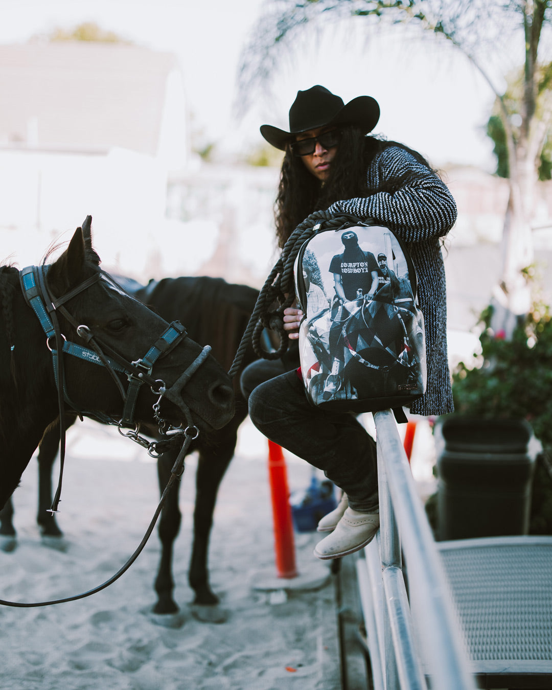 SPRAYGROUND® BACKPACK COMPTON COWBOYS RIDING BACKPACK