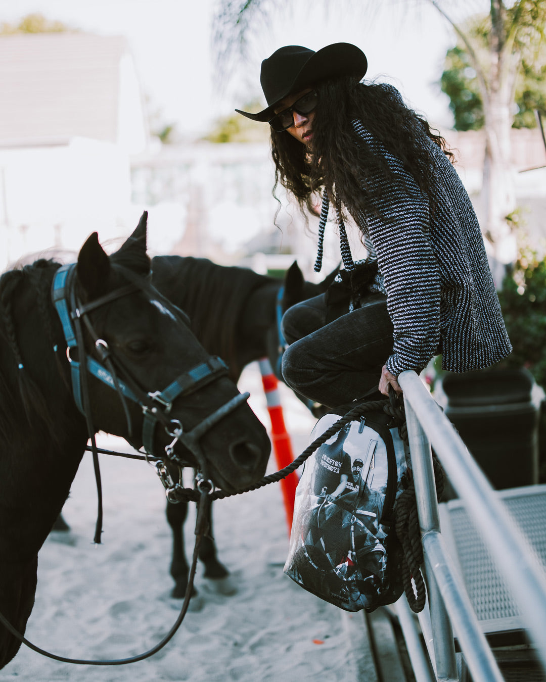 SPRAYGROUND® BACKPACK COMPTON COWBOYS RIDING BACKPACK