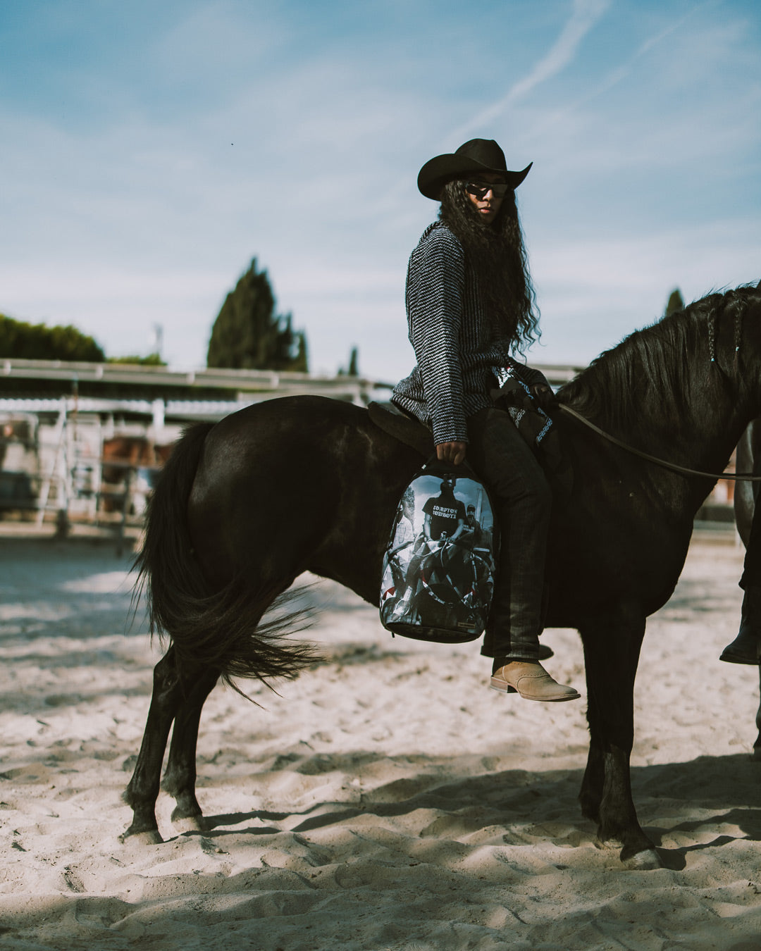 SPRAYGROUND® BACKPACK COMPTON COWBOYS RIDING BACKPACK