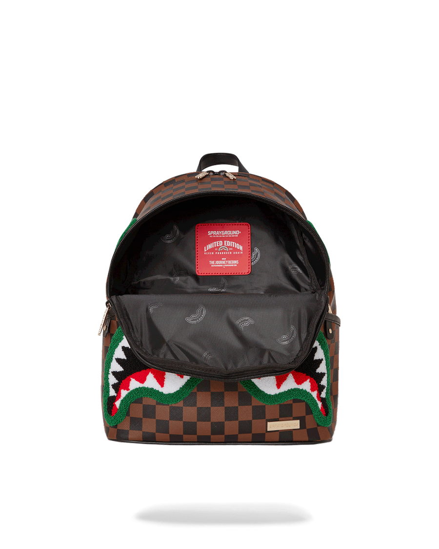 SPRAYGROUND® BACKPACK CHENILLE SHARKS IN PARIS SAVAGE BACKPACK