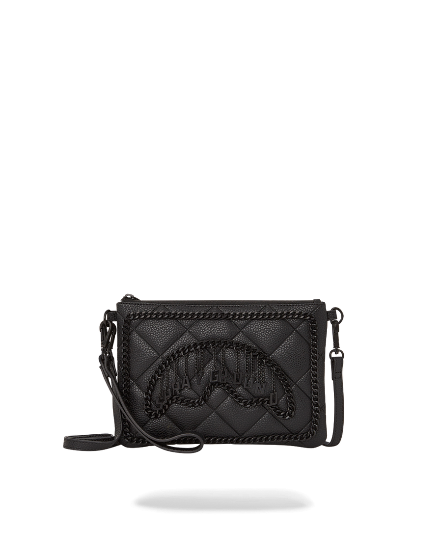 SPRAYGROUND® POUCHETTE QUILTED CHAIN CROSSOVER CLUTCH