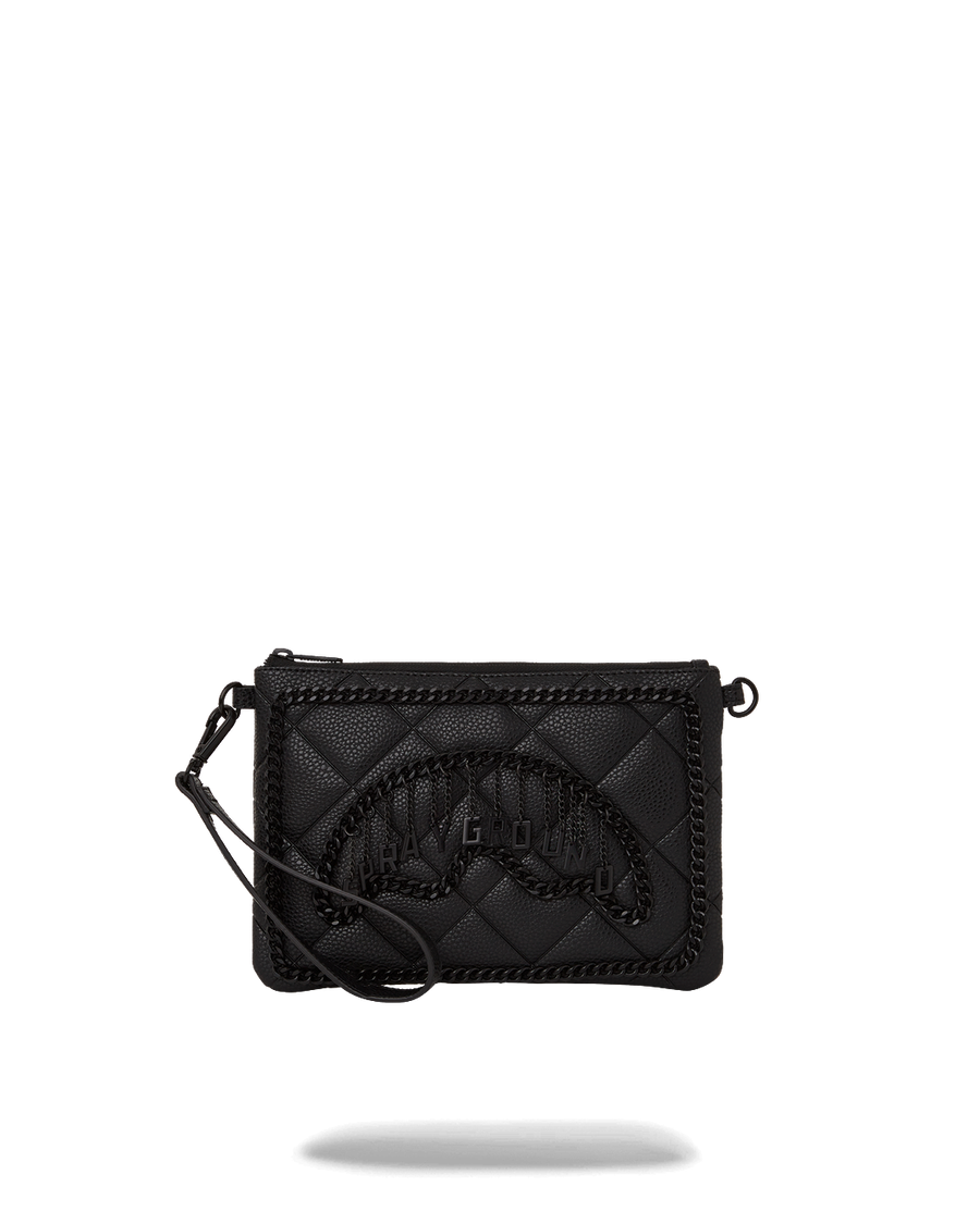 SPRAYGROUND® POUCHETTE QUILTED CHAIN CROSSOVER CLUTCH