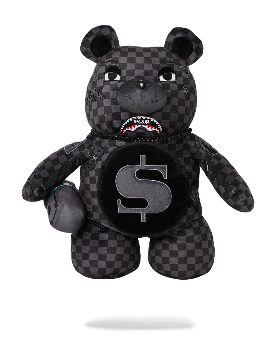 SPRAYGROUND® BACKPACK CENSORED SHARK MONEYBEAR TEDDYBEAR BACKPACK