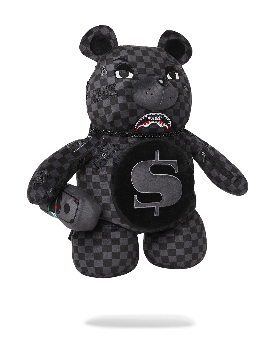 SPRAYGROUND® BACKPACK CENSORED SHARK MONEYBEAR TEDDYBEAR BACKPACK