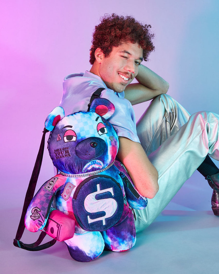 SPRAYGROUND® BACKPACK TYE CHECK MONEYBEAR TEDDYBEAR BACKPACK