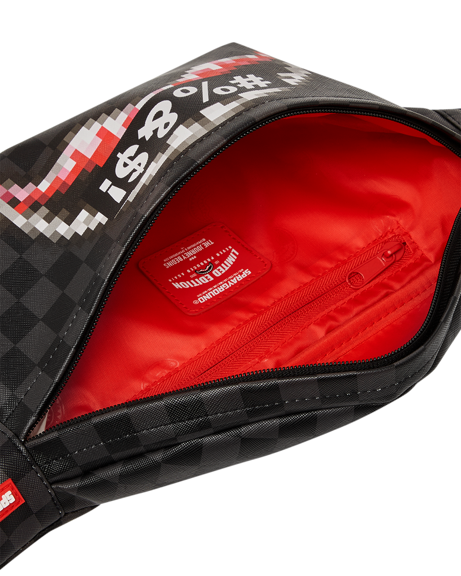 WHAT THE BEEP SHARK SAVVY CROSSBODY SPRAYGROUND