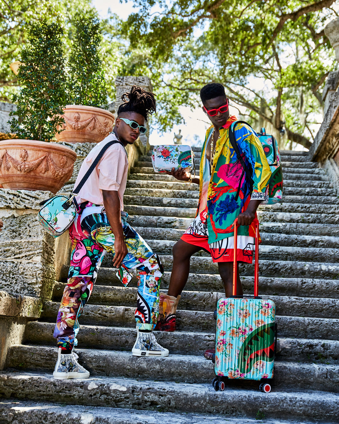 SPRAYGROUND® LUGGAGE THE SANCTUARY SHARKNAUTICS HARDSHELL CARRY-ON LUGGAGE