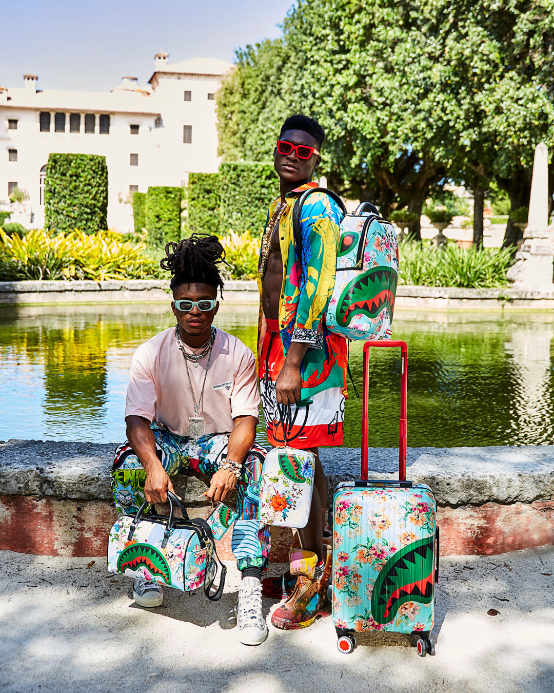 SPRAYGROUND® LUGGAGE THE SANCTUARY SHARKNAUTICS HARDSHELL CARRY-ON LUGGAGE