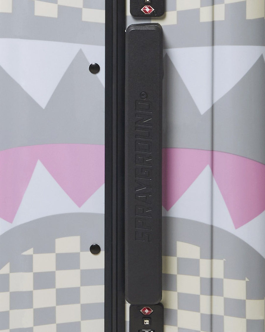 SPRAYGROUND® LUGGAGE ROSE ALL DAY LA PALAIS SHARKNAUTICS HARDSHELL CARRY-ON LUGGAGE