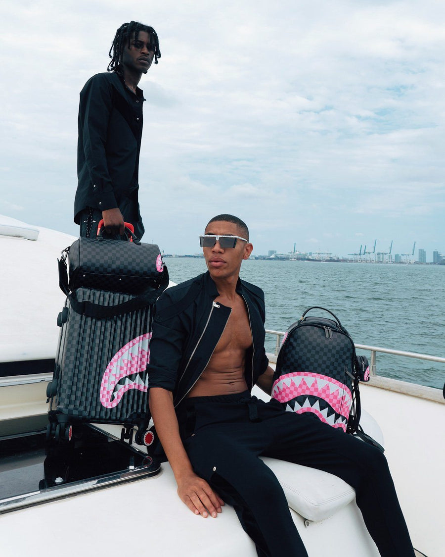 SPRAYGROUND® LUGGAGE SHARKS IN CANDY CARRY-ON LUGGAGE
