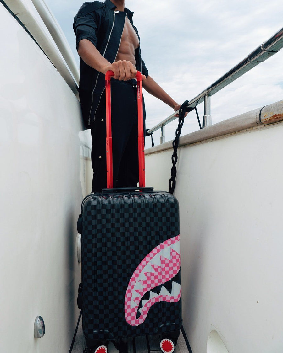 SPRAYGROUND® LUGGAGE SHARKS IN CANDY CARRY-ON LUGGAGE