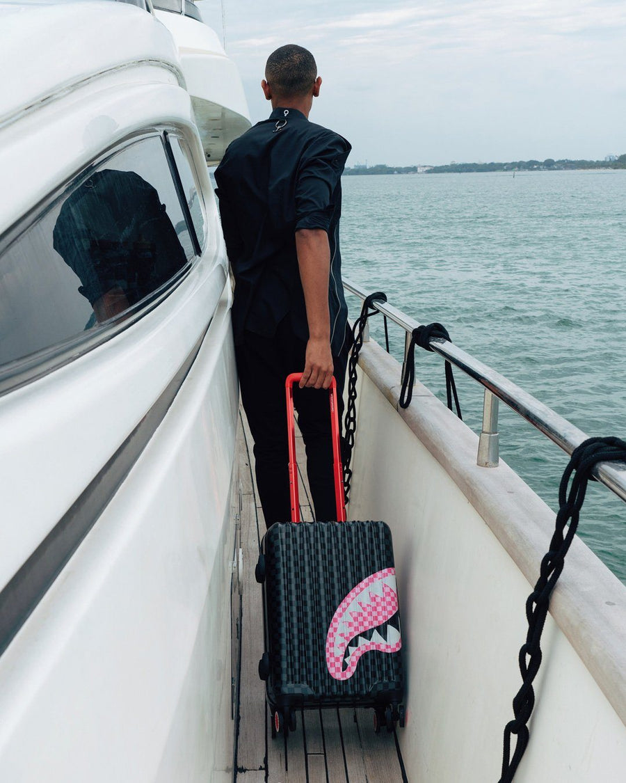 SPRAYGROUND® LUGGAGE SHARKS IN CANDY CARRY-ON LUGGAGE