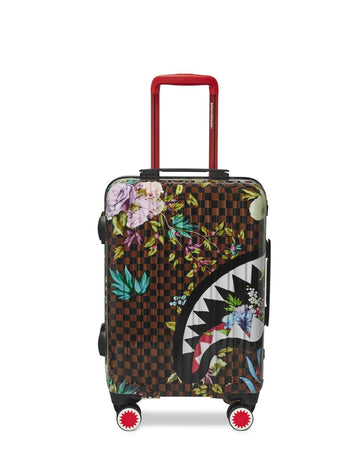 SPRAYGROUND® LUGGAGE GARDEN OF SHARKS SHARKNAUTICS HARDSHELL CARRY-ON LUGGAGE