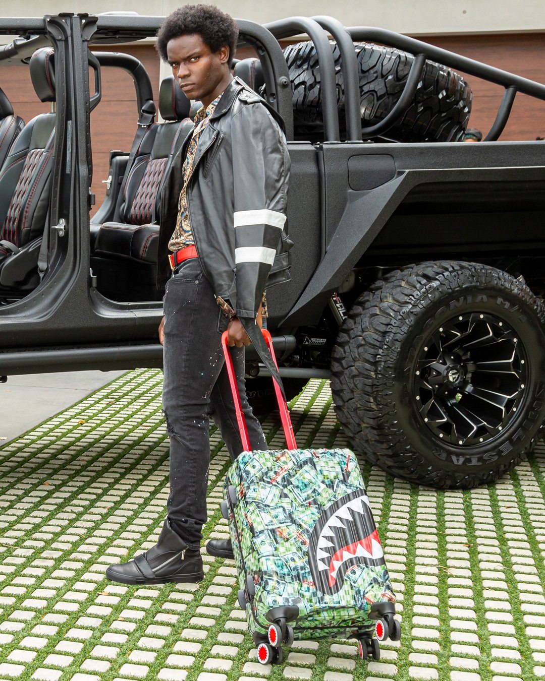 SPRAYGROUND® LUGGAGE MAMA I MADE IT SHARKNAUTICS HARDSHELL CARRY-ON LUGGAGE