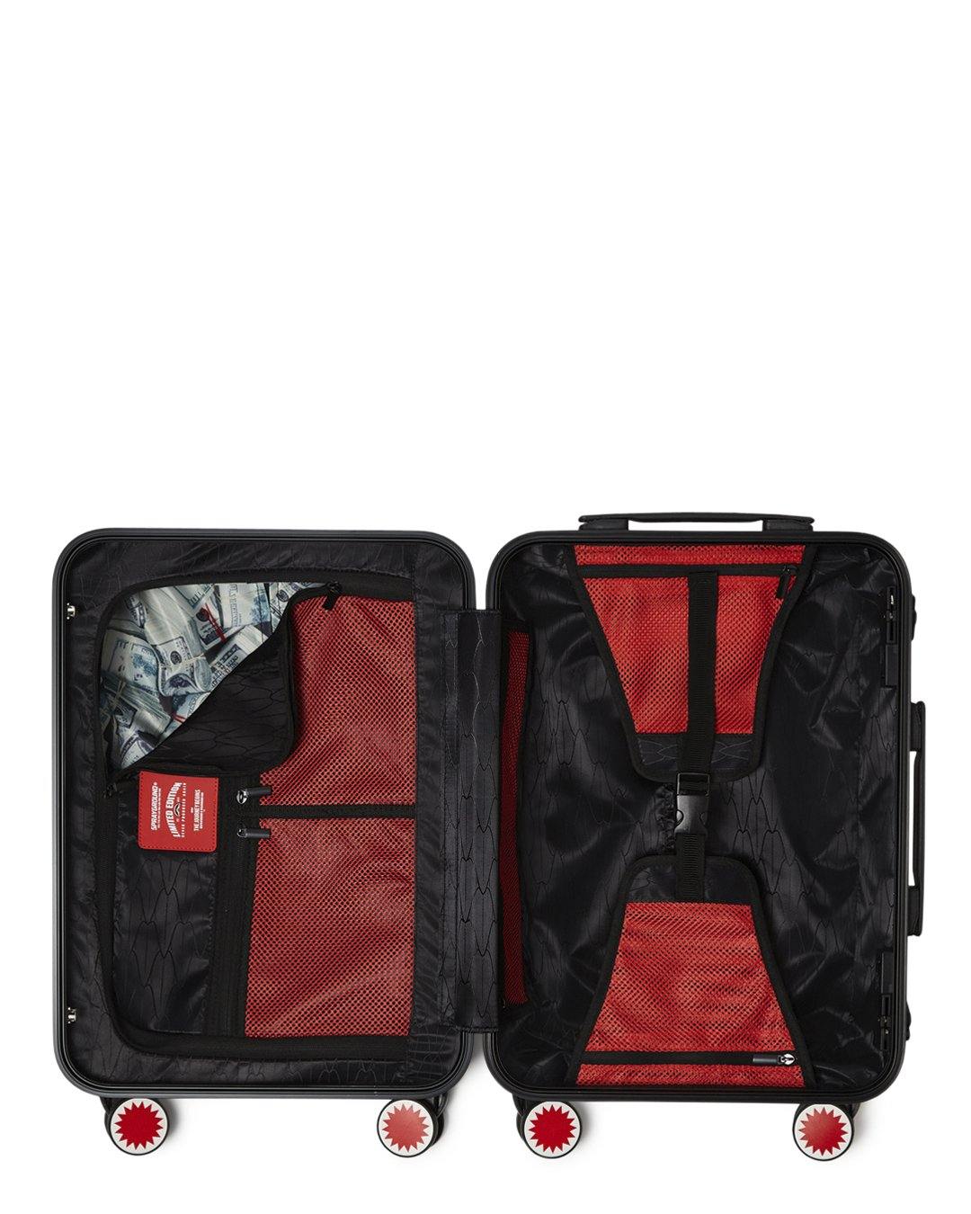 SPRAYGROUND® LUGGAGE 3AM NEVER SLEEP SHARKITECTURE HARDSHELL CARRY-ON LUGGAGE