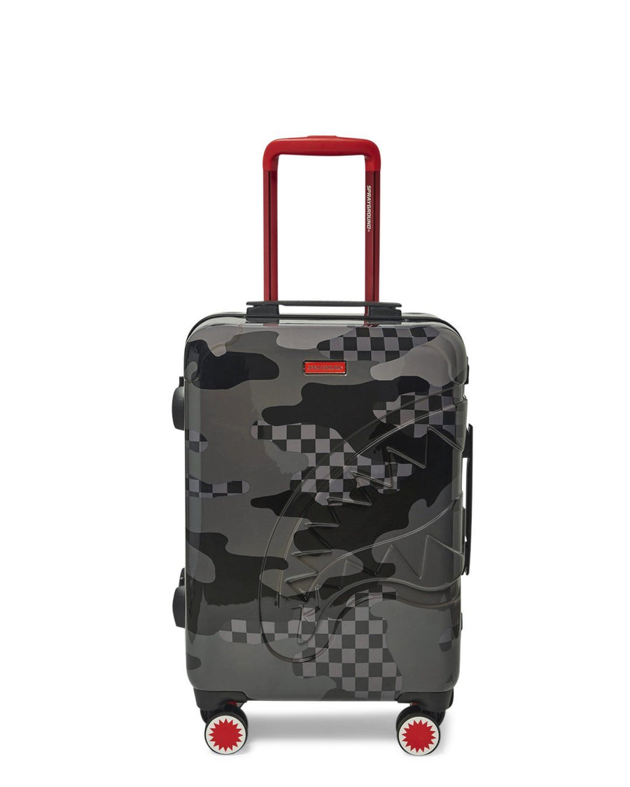 SPRAYGROUND® LUGGAGE 3AM NEVER SLEEP SHARKITECTURE HARDSHELL CARRY-ON LUGGAGE