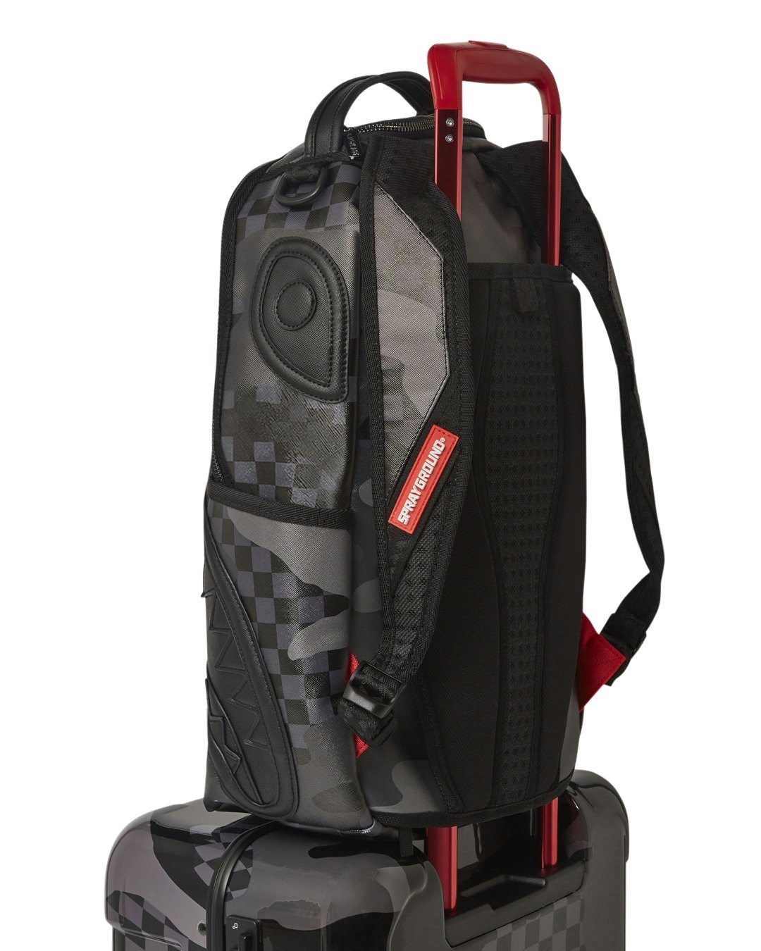 SPRAYGROUND® LUGGAGE 3AM NEVER SLEEP SHARKITECTURE HARDSHELL CARRY-ON LUGGAGE