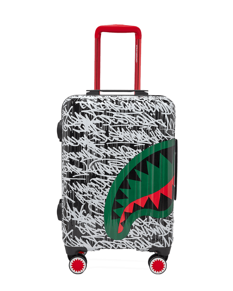 SPRAYGROUND® LUGGAGE NIGHT NIGHT SHARKNAUTICS HARDSHELL CARRY-ON LUGGAGE