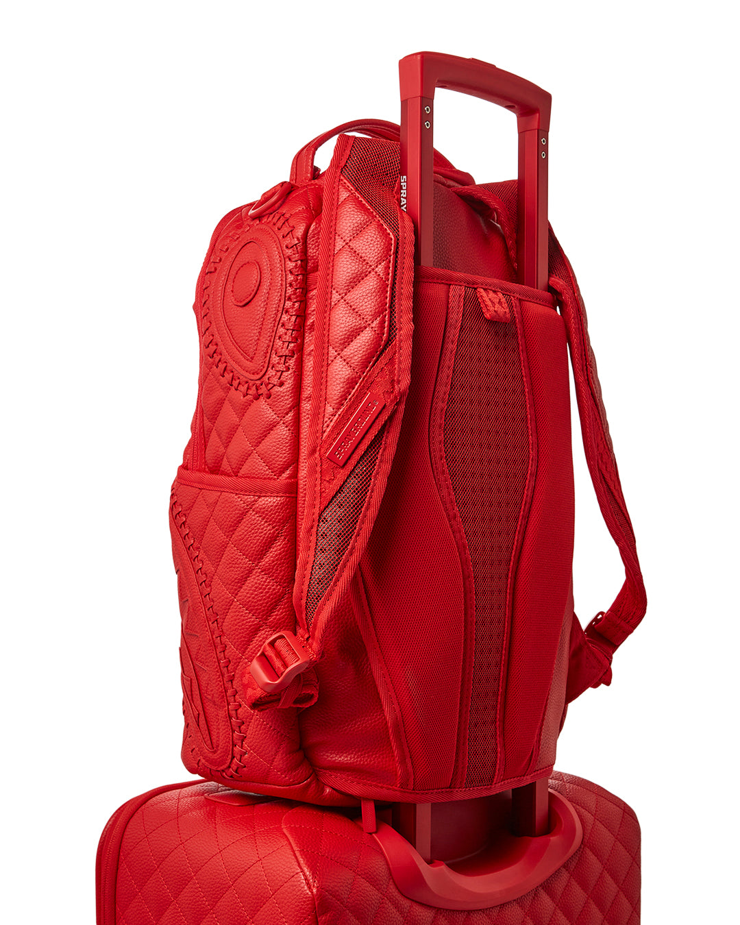 SPRAYGROUND® LUGGAGE RED RIVIERA JETSETTER CARRY-ON LUGGAGE