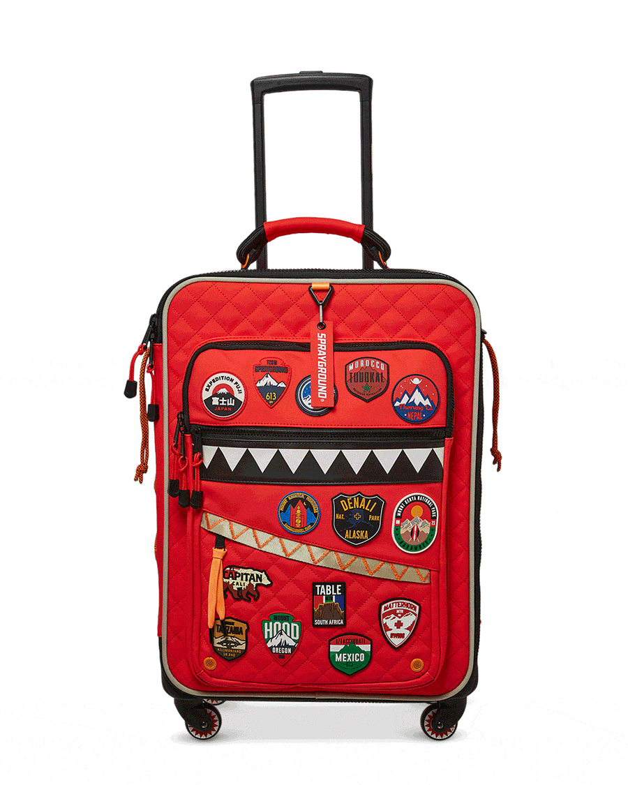 SPRAYGROUND® LUGGAGE THE GLOBAL EXPEDITION JETSETTER CARRY-ON LUGGAGE