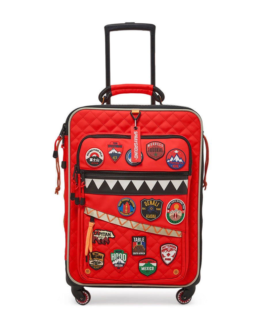 SPRAYGROUND® LUGGAGE THE GLOBAL EXPEDITION JETSETTER CARRY-ON LUGGAGE