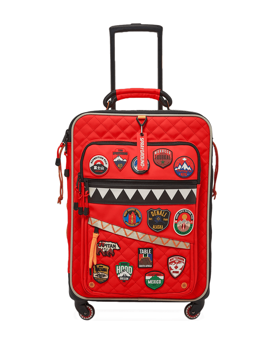 SPRAYGROUND® LUGGAGE THE GLOBAL EXPEDITION JETSETTER CARRY-ON LUGGAGE