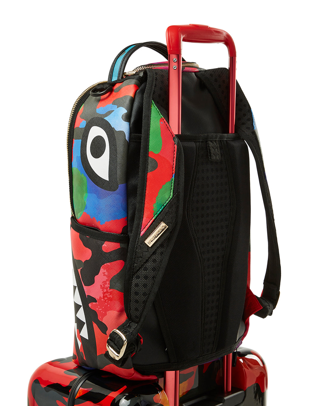 SPRAYGROUND® LUGGAGE CAMOBURST SHARKNAUTICS HARDSHELL CARRY-ON LUGGAGE