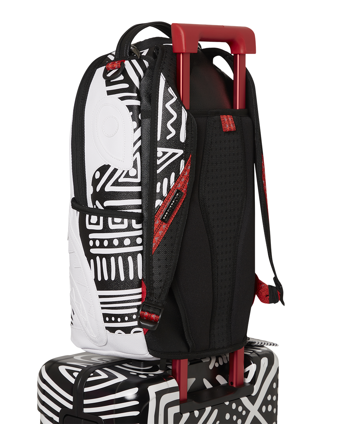 SPRAYGROUND® LUGGAGE A.I.8 AFRICAN INTELLIGENCE - ORIGIN STORY SHARKNAUTICS HARDSHELL CARRY-ON LUGGAGE