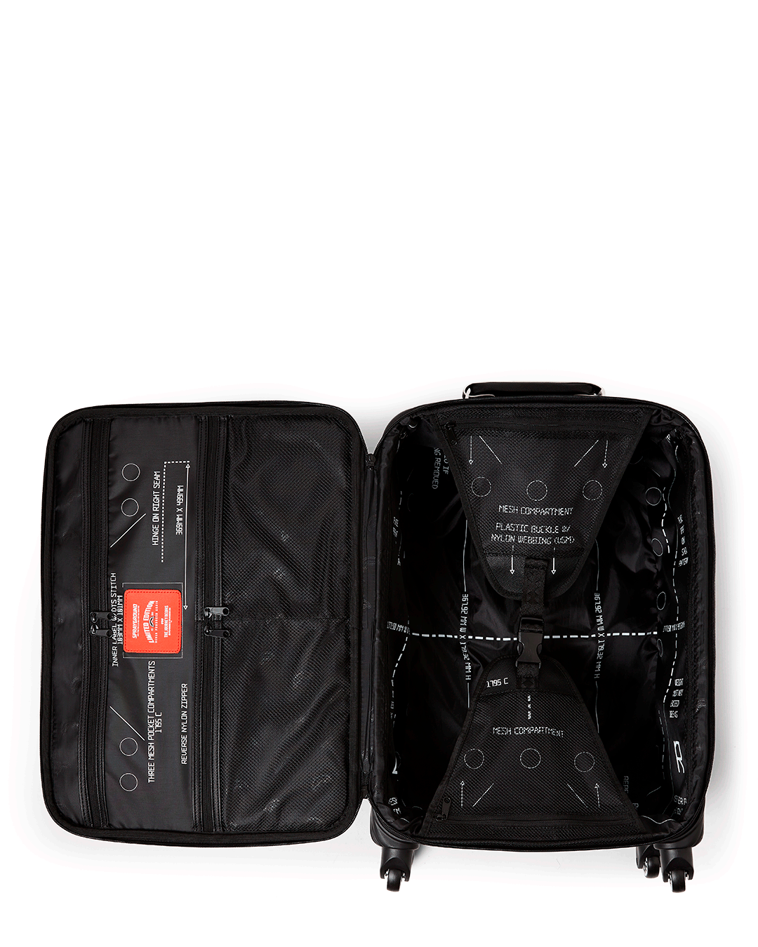 SPRAYGROUND® LUGGAGE HIGH TECH JETSETTER CARRY-ON LUGGAGE