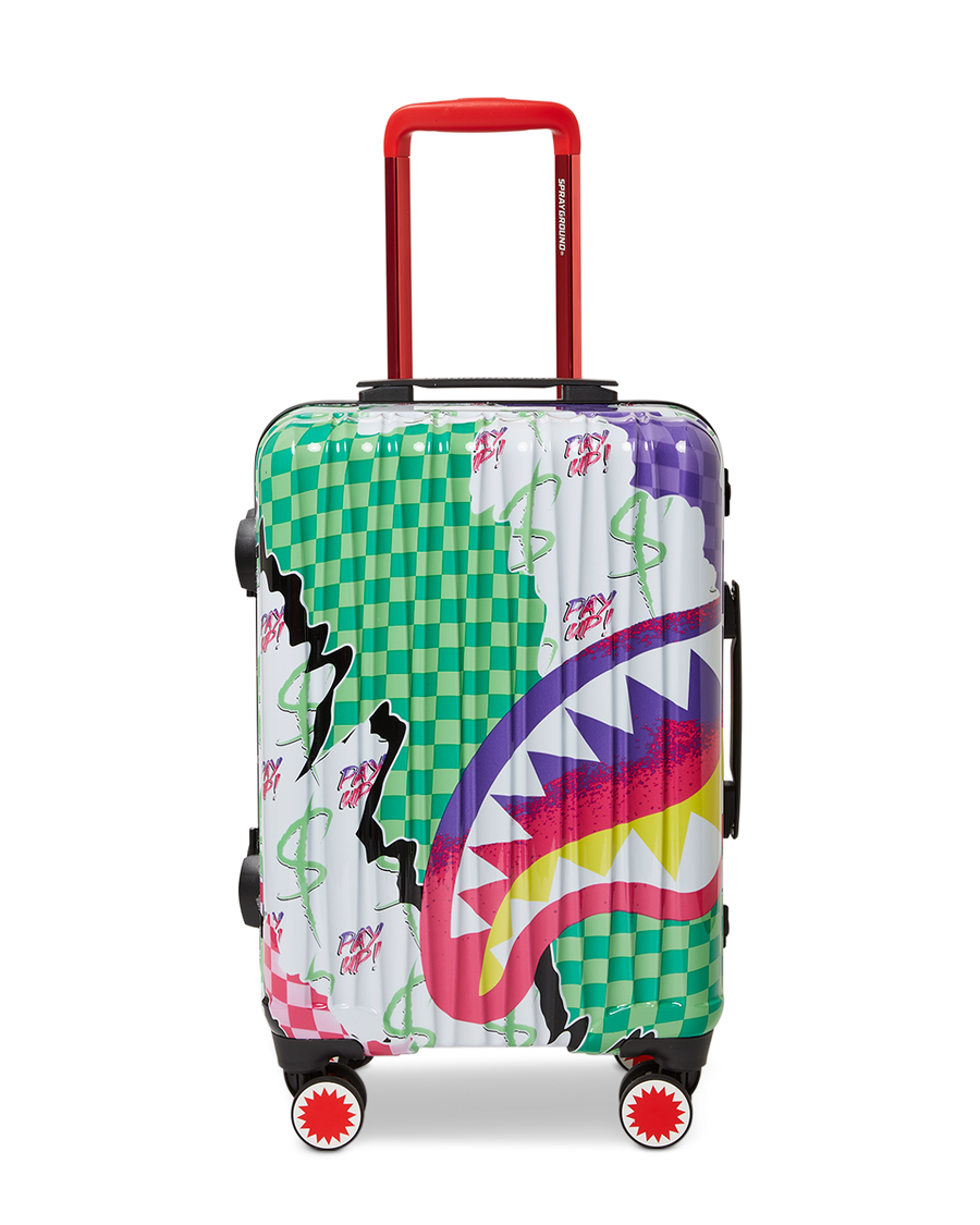 SPRAYGROUND® LUGGAGE DREAMY TECHNICOLOR SHARKNAUTICS HARDSHELL CARRY-ON LUGGAGE