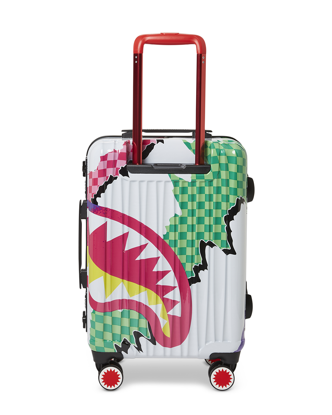 SPRAYGROUND® LUGGAGE DREAMY TECHNICOLOR SHARKNAUTICS HARDSHELL CARRY-ON LUGGAGE