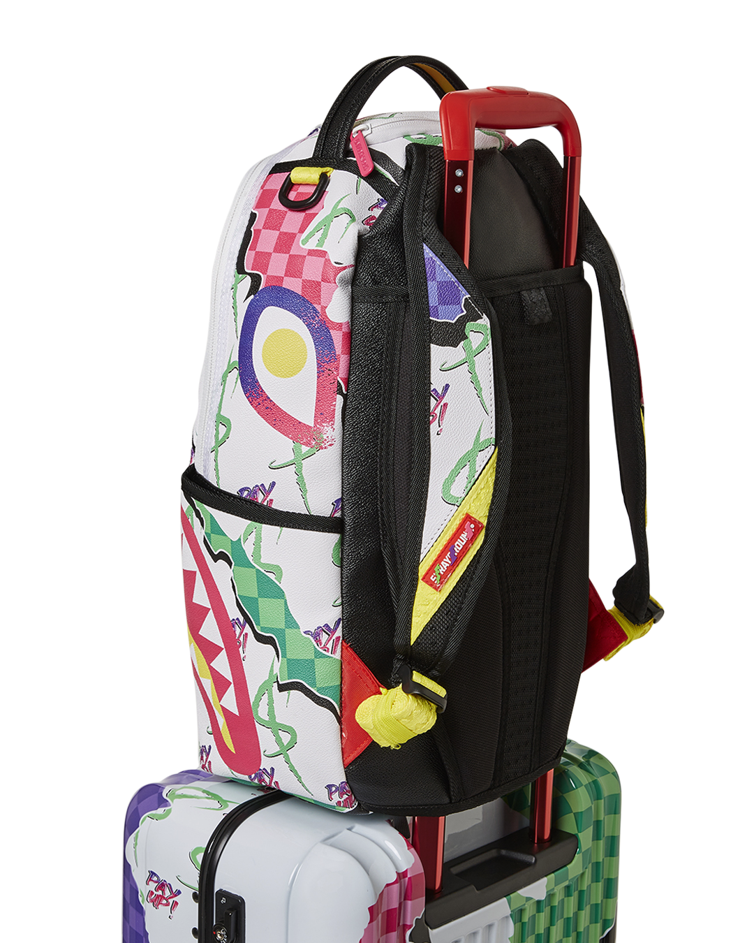 SPRAYGROUND® LUGGAGE DREAMY TECHNICOLOR SHARKNAUTICS HARDSHELL CARRY-ON LUGGAGE