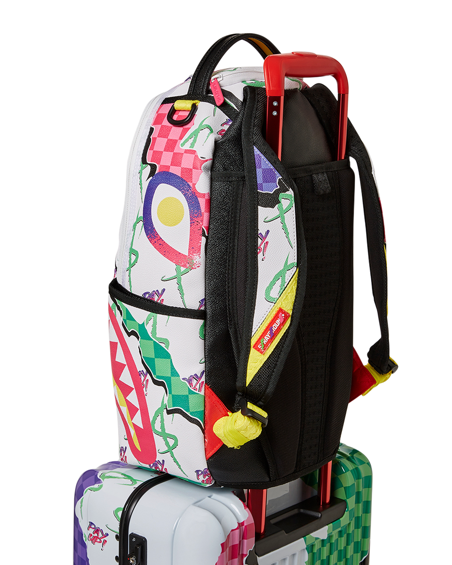 SPRAYGROUND® LUGGAGE DREAMY TECHNICOLOR SHARKNAUTICS HARDSHELL CARRY-ON LUGGAGE